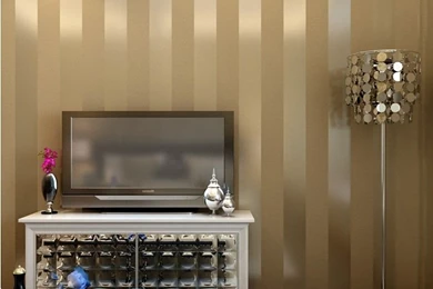 Hot Sales Gold And Beige Striped Nature Wooden Designs Wallpapers ...