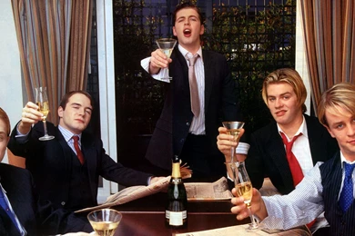 Westlife: 80s Wall Street Photoshoot Wallpapers   MarkFeehily.Net