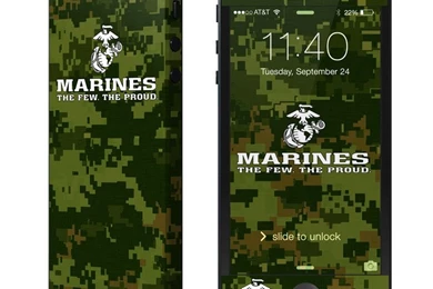 Apple iPhone 5 Skin   USMC Camo By US Marine Corps