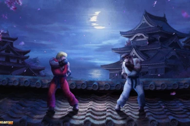 Ryu And Ken Pair Fan Art