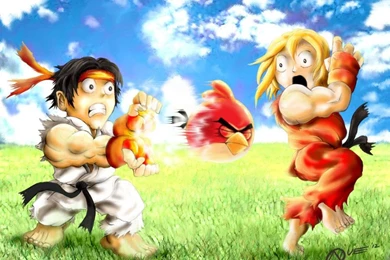 Ryu VS Ken By DAA TRUTH On DeviantArt