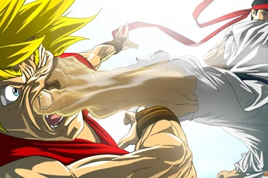 Ryu And Ken Pair Fan Art