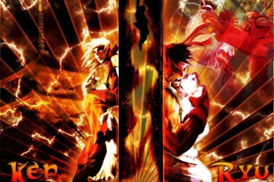 Wallpapers Video Games > Wallpapers Street Fighter Ken Et Ryu By ...