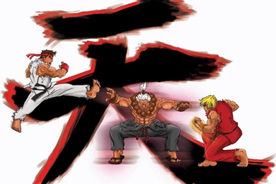 DeviantArt: More Like Ryu Vs Akuma By Liquid venom