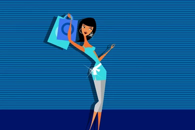 Download Wallpapers 3840x2160 Girl, Shopping, Walk, Bags 4K Ultra ...