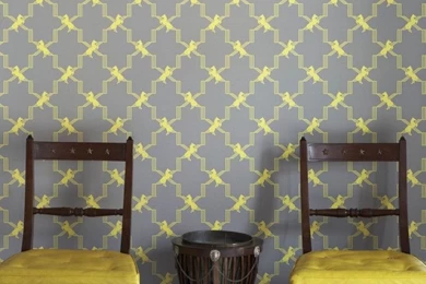 Horse Trellis Grey Wallpaper, Grey Wallpaper, Wallpapers Online