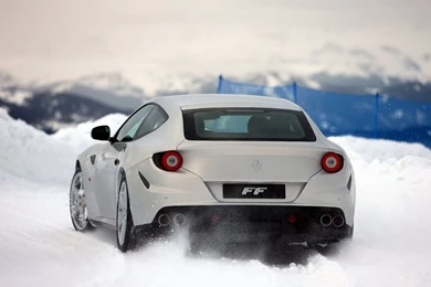 Ferrari FF Silver Run Back 1440x900 Wallpapers,Ferrari FF Silver ...
