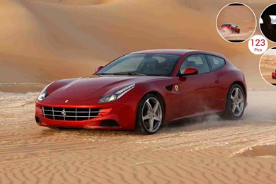 Ferrari FF In Desert   Front