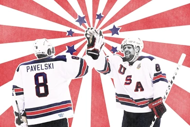 Pavelski & Kessel Team USA Wallpapers : Hockey