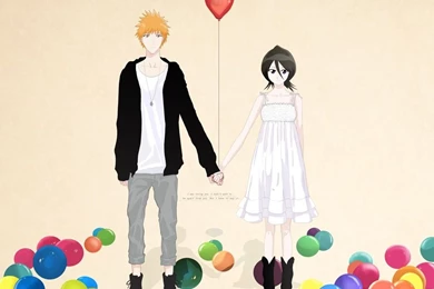 Ichiruki~   Bleach Ichigo And Rukia Wallpapers (25347493)   Fanpop