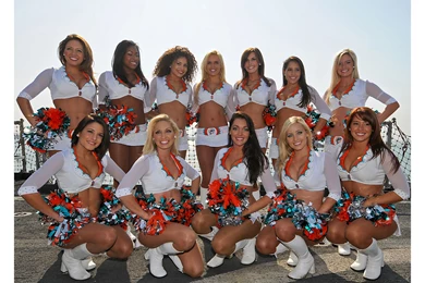 Beautiful Broncos Cheerleaders 4K Wallpapers