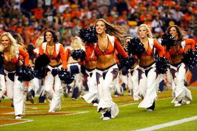 Dancing Gameday Denver Broncos Cheerleaders 4K Wallpapers