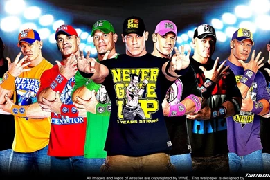 WWE John Cena Multi Color Wallpapers Widescreen V3 By ...