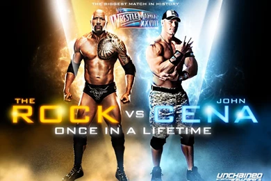 Wrestlemania 28:The Rock Vs John Cena   WWE Wallpapers (30107796 ...