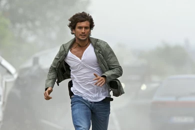 Download Wallpapers 1920x1080 Tom Beck, Man, Run, Car, Jacket Full ...