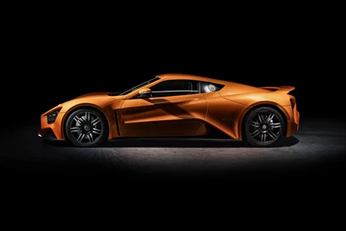 2009 Zenvo ST1 Supercar Car Sports Orange Wallpapers