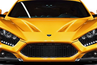Download Wallpapers 2560x1024 Zenvo, St1, Yellow, Front View Dual ...
