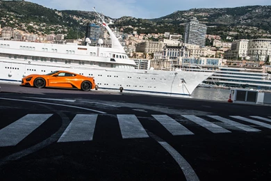 2009 Zenvo ST1 Tours Monaco Supercar Car Sports Orange City Europe ...