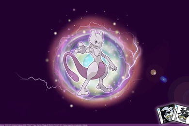 Mewtwo Pokémon Black Version And Pokémon White Version Themed ...