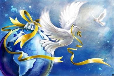 Download Wallpapers Dove Of Peace (Christmas Wallpaper) (1680 X ...