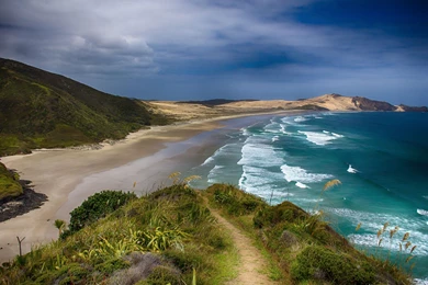 New zealand scenery travel sea beach top hd wallpapers 2880x1800.jpg