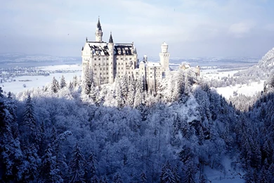 Neuschwanstein Castle Is A 19th century Romanesque Revival Palace ...