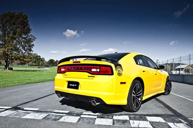 2012 Dodge Charger SRT8 Super Bee   Rear Angle   1920x1440   Wallpapers