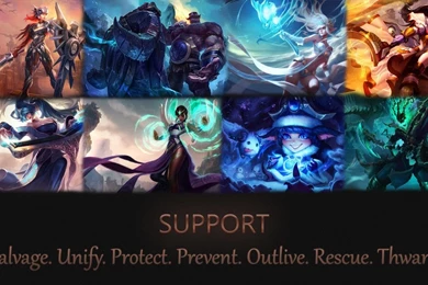 Support Wallpapers (League Of Legends) By GRV MrDudu On DeviantArt