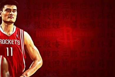 Yao ming NBA Houston Rockets wallpapers Backgrounds Wallpapers For ...