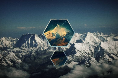 Abstract Geometry Landscape Wallpapers