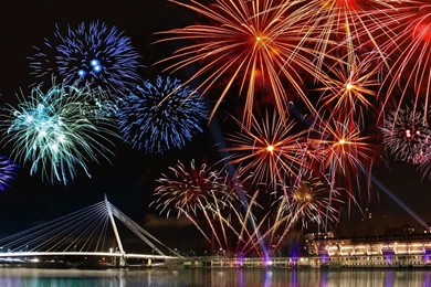 Happy New Year Fireworks