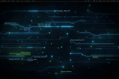 Another Tron Inspired Desktop