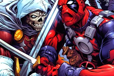 Deadpool Wade Wilson Marvel Comics Taskmaster Katana Swords