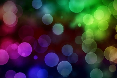 Colored Circles Bokeh iPad Wallpapers Download