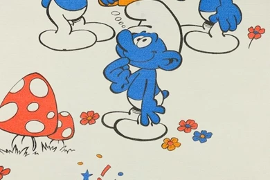 Smurfs Wallpapers   Hard To Find Original Wallpapers 1978