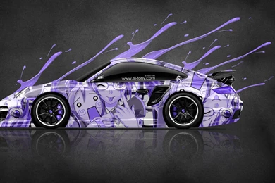 Porsche 911 GT2 Anime Aerography Live Colors Car 2014 « El Tony