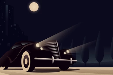Art Deco Car, Old, Artwork, 1920x1080 HD Wallpapers And FREE Stock ...