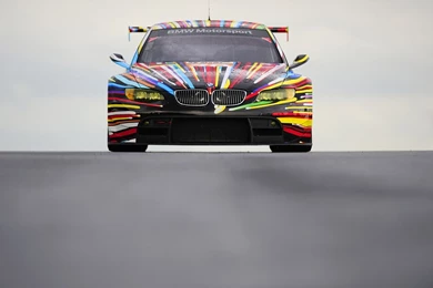 BMW Art Car At 24 Hour Le Mans Exotic Car Wallpapers