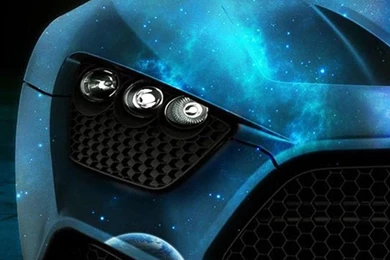 Huawei Honor 7 Wallpaper: Blue Car Art Mobile Android Wallpapers