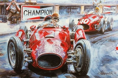 Automotive Art : Vintage Cars And Racing Scene   Wallcoo.net