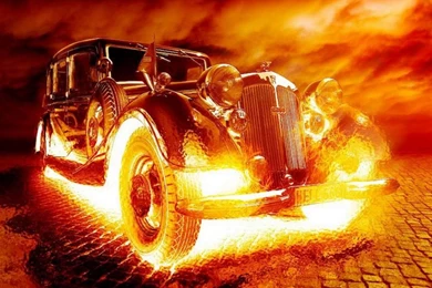 HELL CAR WALLPAPER   (