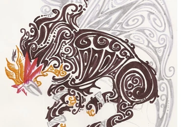 Entei Special Style By Dormin Kanna On DeviantArt