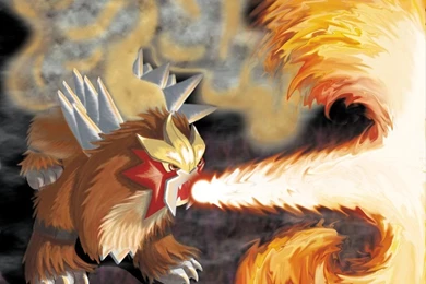 Entei Used Fire Blast By FuriousFurbies On DeviantArt