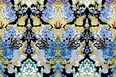 Timorous Beasties Wallcoverings   Damsel Damask Wallpapers