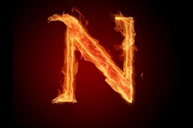 Burning Alphabet Wallpaper N.jpg