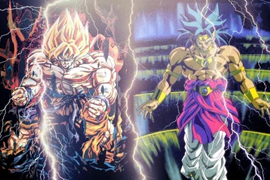 Dragon Ball Z Wallpapers Broly Vs Goku HD Wallpapers Gallery