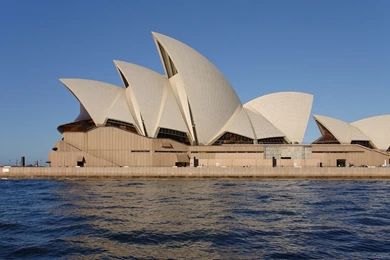 Download 2560x1440 Sydney Opera House Side View Wallpapers