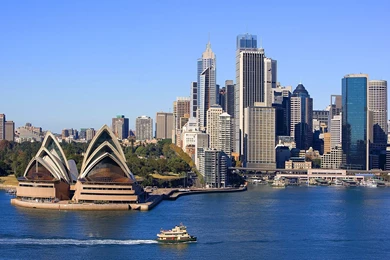 Download Wallpapers 3840x2400 Sydney, Sydney Opera House, River ...