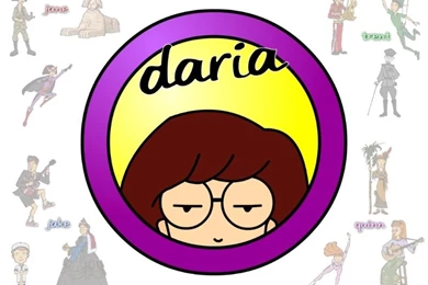 Daria Mtv Nineties Cartoons Girls With Glasses Wallpapers ...