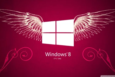 Windows 8 Big Red Logo With Wings Wallpapers And Images ...